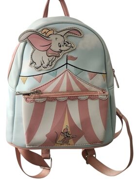 Disney Dumbo Circus Mini Backpack - Pink & Light Blue